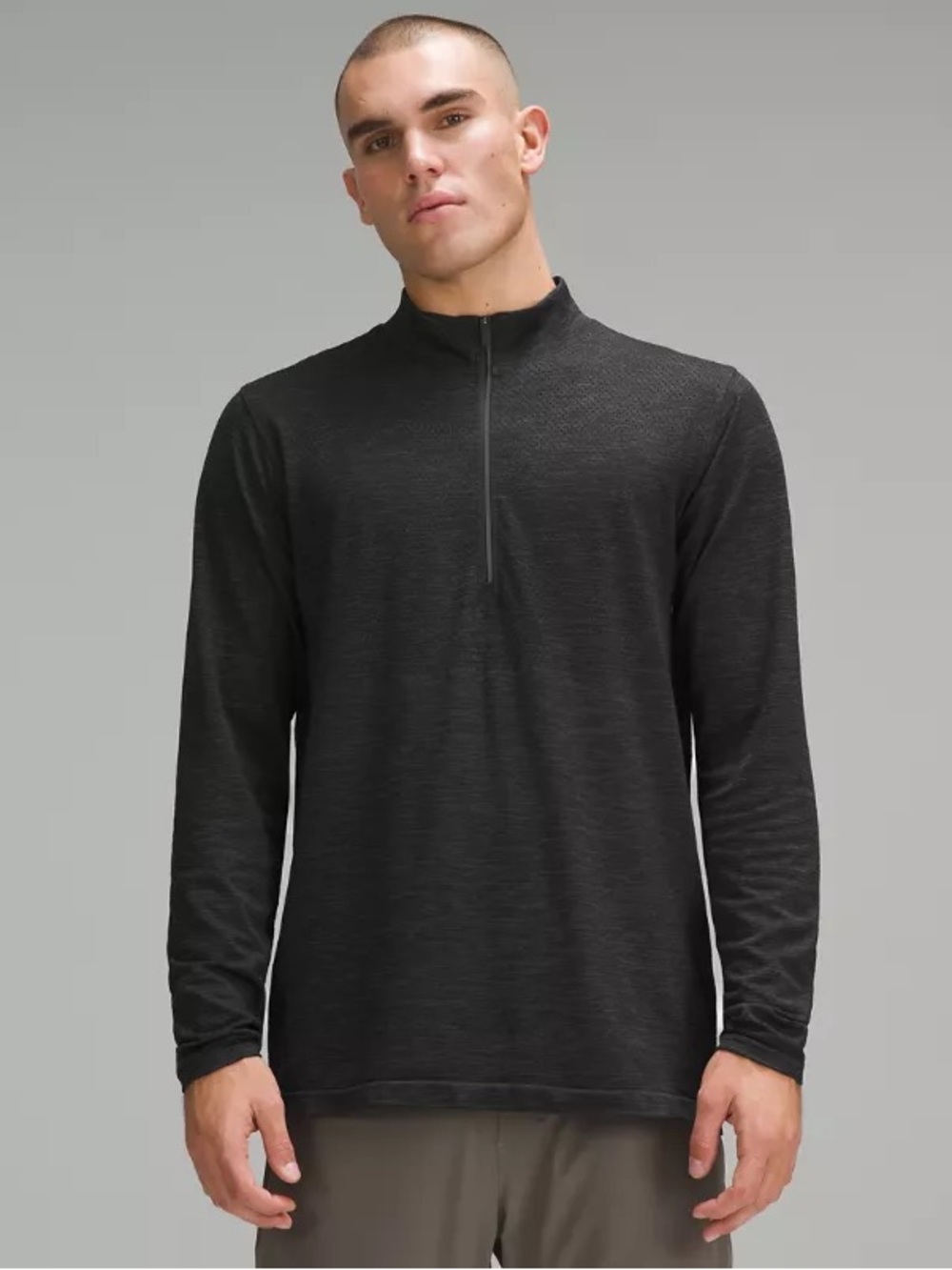 Lululemon Metal Vent Tech Half Zip Pullover Mens Size XL Grey